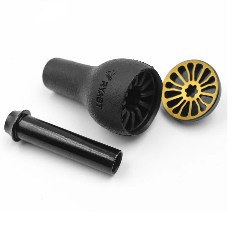Pomo negro de TPE de 27 mm, co - Reel Repair Kit reseña y precio
