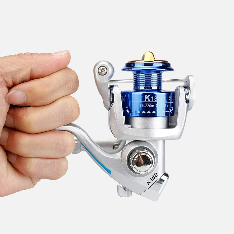 Carrete de pesca giratorio TEB - Ice Fishing Reel reseña y precio
