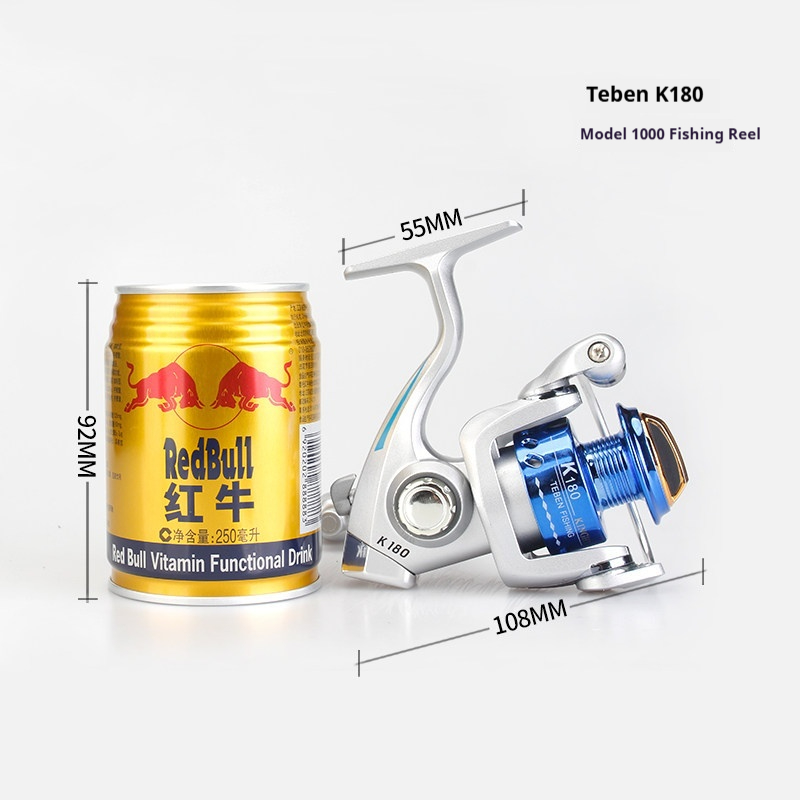 Carrete de pesca giratorio TEB - Ice Fishing Reel reseña y precio