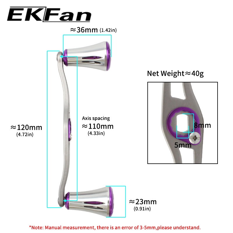EKFan, manivela de carrete de  - Reel Handle reseña y precio