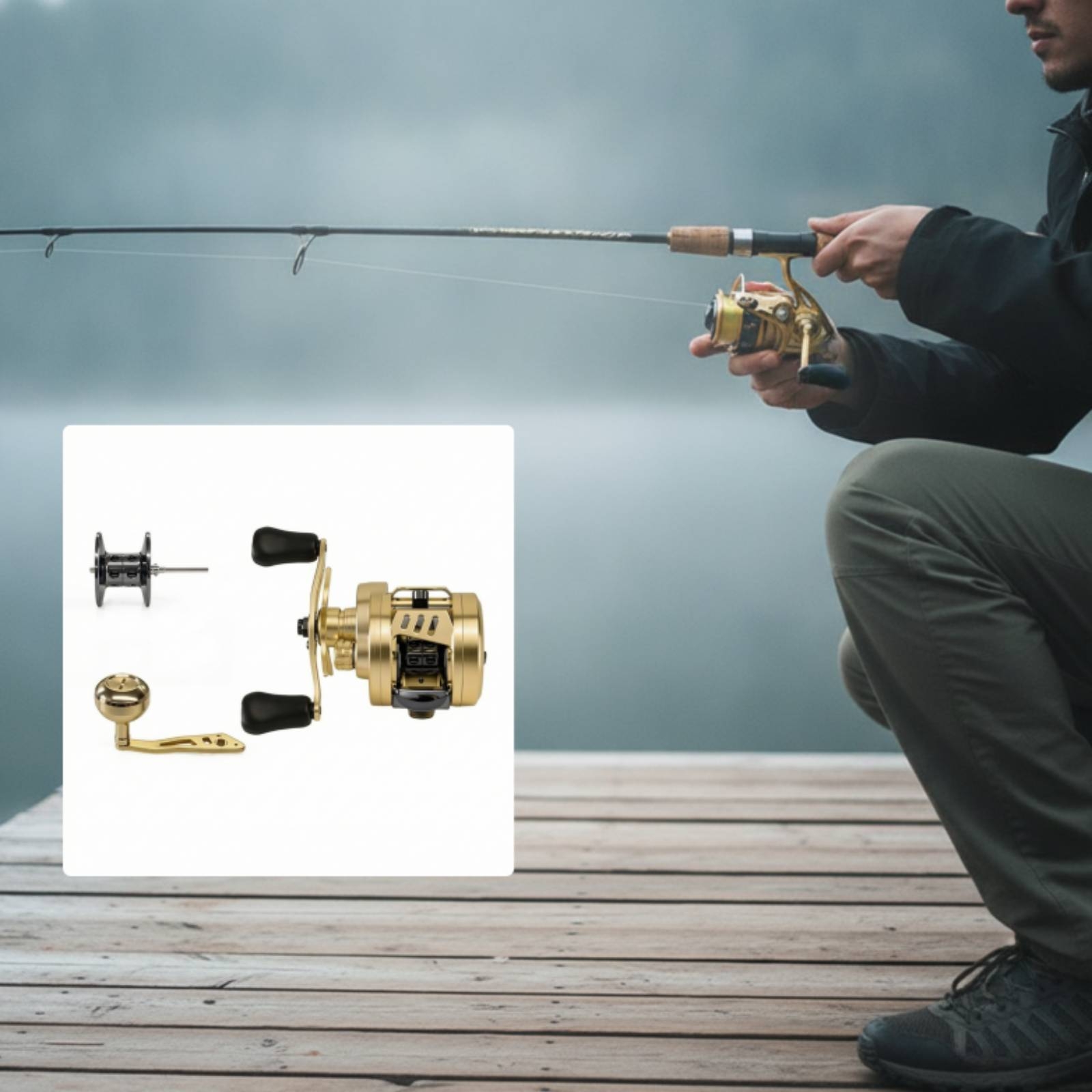 Carrete de Pesca de Tambor Com - Abu Garcia Reel Max reseña y precio