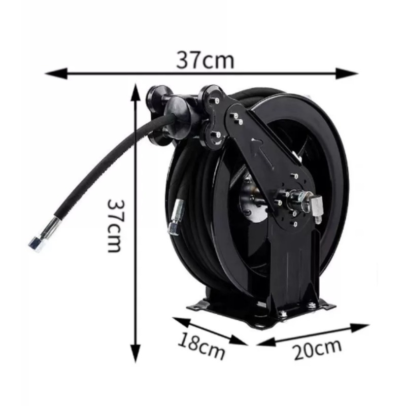 Carrete de manguera vacío con  - Reel Oil reseña y precio