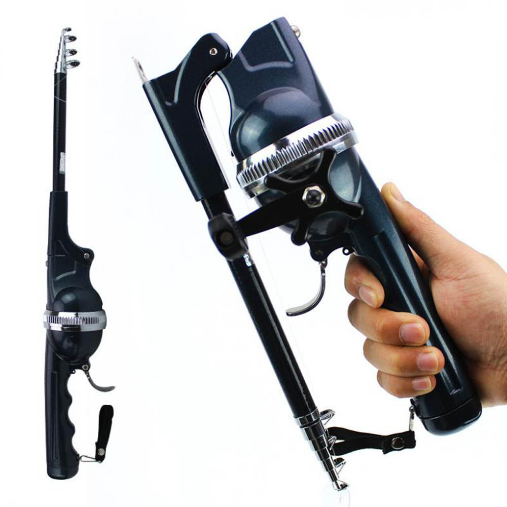 Caña de pescar plegable de fib - Ice Fishing Reel reseña y precio