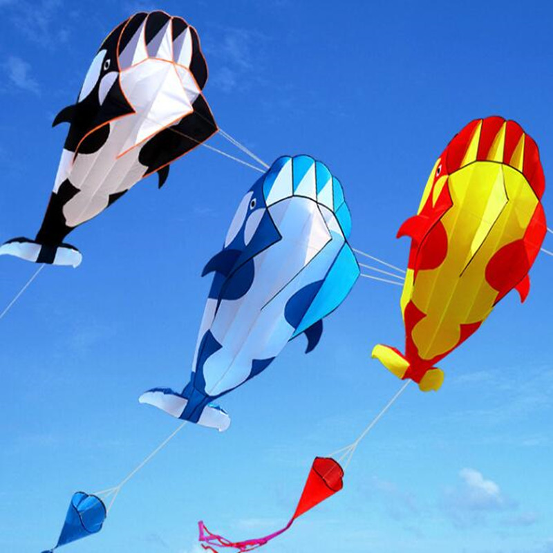 Cometa de delfines volando de  - Reel Handle reseña y precio