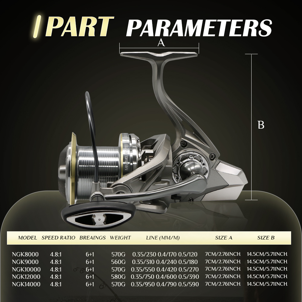 Carrete de pesca giratorio con - Ice Fishing Reel reseña y precio